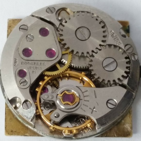 Bucherer ETA 2410 21 Jewels Movement with hands & face - Working Condition Nice! - Picture 6 of 7